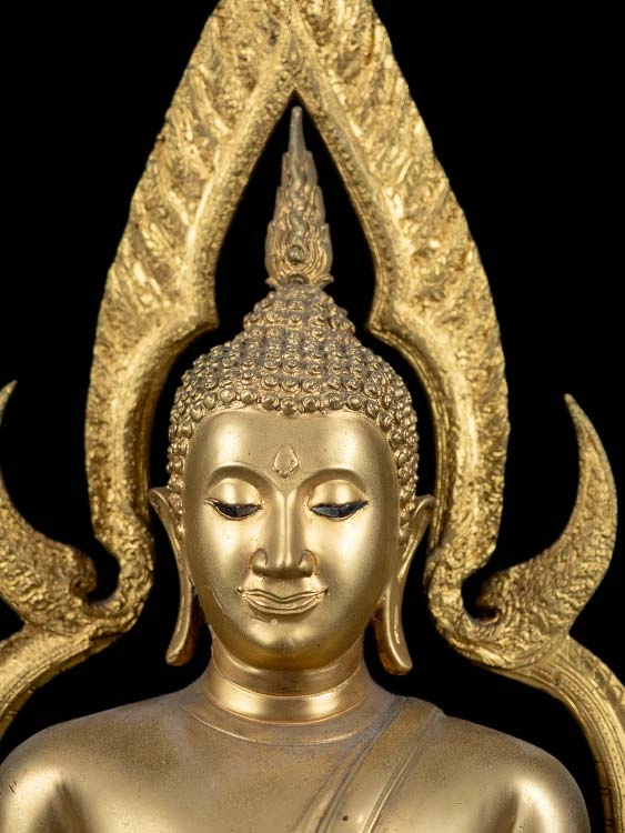 พระบูชาพระพุทธชินราช แบบ2ถอด ขนาดใหญ่พิเศษ9นิ้ว ปี2510-2530-1